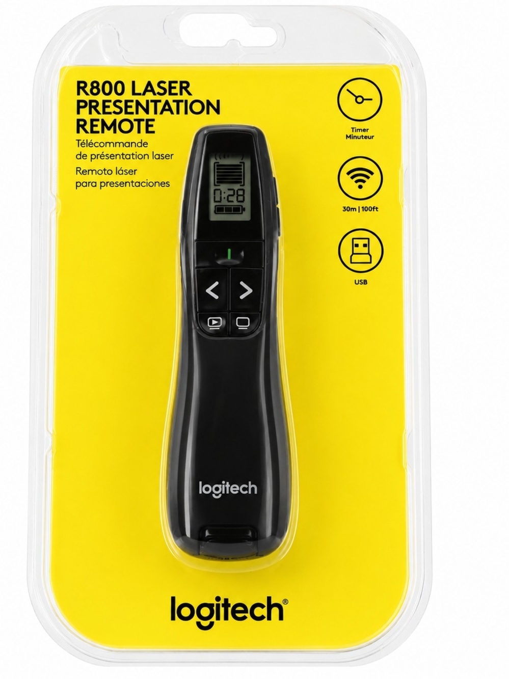 Logitech R800 Presentation Remote Laser - Picture 2 of 6